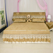 席梦思床罩床裙式床套单件防尘保护套，1.5米1.8m床单，床垫床笠防滑
