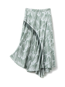 商场品牌女装折扣2024夏装迪系列489元不规则雪纺半身裙