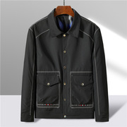 秋季夹克男装韩版外套，棒球外套大码男士，jacket商务休闲夹克衫
