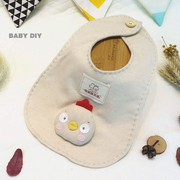 孕妇手工自制作鸡宝宝玩偶布偶婴儿用品口水巾兜兜布艺DIY材料包