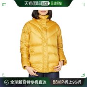 日本直邮美津浓mizuno女士羽绒服吸湿发热面料，b2me0702柠檬黄