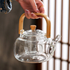 耐高温玻璃提梁壶茶壶大容量，烧水壶透明茶具，养生壶煮茶器泡茶壶