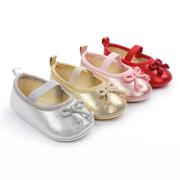牛筋底公主鞋0-1岁超软婴儿鞋子 宝宝鞋学步鞋婴儿鞋