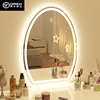 led智能化妆镜带灯壁挂梳妆镜卧室，桌面免打孔异形发光梳妆台镜子