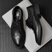 布洛克6010男士真皮休闲鞋系带，商务潮流时尚百搭柔软舒适透气防滑