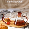 法式轻奢下午茶玻璃壶耐热透明玻璃泡茶壶，套装带过滤花茶煮茶