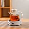 办公室mini养生壶家用小型电陶炉泡花，茶壶玻璃煮茶器喷淋式蒸茶壶