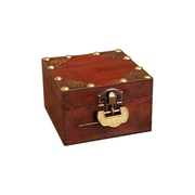工艺品项链百宝木箱储物箱盒子木头方形仿古木头盒子中国风装饰品
