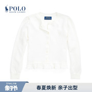 Ralph Lauren/拉夫劳伦女童 经典款荷叶边下摆针织毛衫RL31760