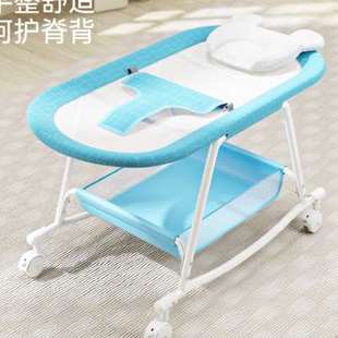 婴儿摇篮床小摇床多功能可移动便携式宝宝床欧式BB床带轮子小推车