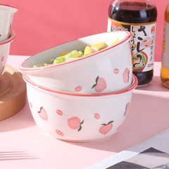 陶瓷餐具日式创意祝福水果碗