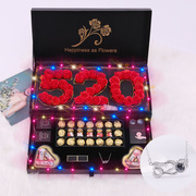 圣诞节 天使之翼香皂花礼盒巧克力女生生日礼物创意新奇 4465