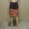 菲妮迪公司样衣深紫色，真丝桑蚕丝半身裙低价销售
