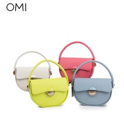 欧米omi女包潮流小众，设计小清新时尚手提单肩斜挎包包女小圆包包