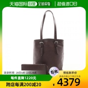 日本直邮中古LV路易威登B9.0新BucketPM水波纹咖啡色手提包