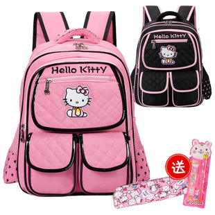 kt猫小学生双肩包可爱(包可爱)女童1年3年级书包防水女孩公主卡通背包