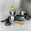 大猩猩标签毛绒公仔gorilla tag plush搞怪猴子玩偶VR游戏周边