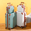 行李箱女网红ins复古小型旅行箱子，2028大容量，万向轮密码皮箱26寸