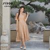 记忆的起点新中式连衣裙女夏季显瘦气质复古改良旗袍裙67AX83601