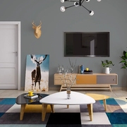 现代简约墙纸客厅卧室纯色，素色蓝色柠檬，黄色宝蓝色灰色背景墙壁纸