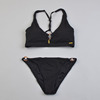 澳洲冲浪品牌one*l性感黑色小胸聚拢比基尼，bikini女泳衣带胸垫