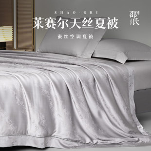 莱赛尔天丝夏季蚕丝被100桑蚕丝长丝空调被夏凉被凉感正品可水洗