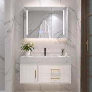 高档北欧现代简约浴室柜实木美式柜卫浴智能镜柜洗脸洗手盆柜组合