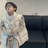 韩国儿童羽绒服马甲2022秋装男童，女童宝宝坎肩加厚背心幼儿园外穿