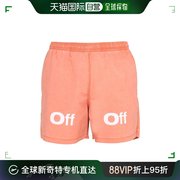 香港直邮Off-White 男士 徽标沙滩短裤 OMFA020F22FAB002