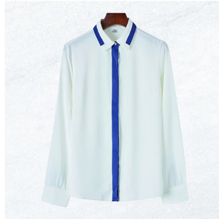 2023春夏小众设计浪漫流苏飘带领时髦简约ol气质宽松显瘦衬衫