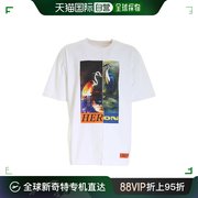 香港直邮heronpreston男士，白色t恤hmaa029-f21je-r001-0122
