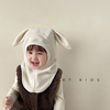 宝宝拉法帽超萌可爱兔，耳朵帽子围巾，一体套头保暖儿童冬天护耳帽潮