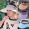 儿童空顶遮阳帽男童防晒帽，女童防紫外线，大帽檐2024年太阳帽夏