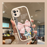 粉色蝴蝶结镜面，小米12手机，壳