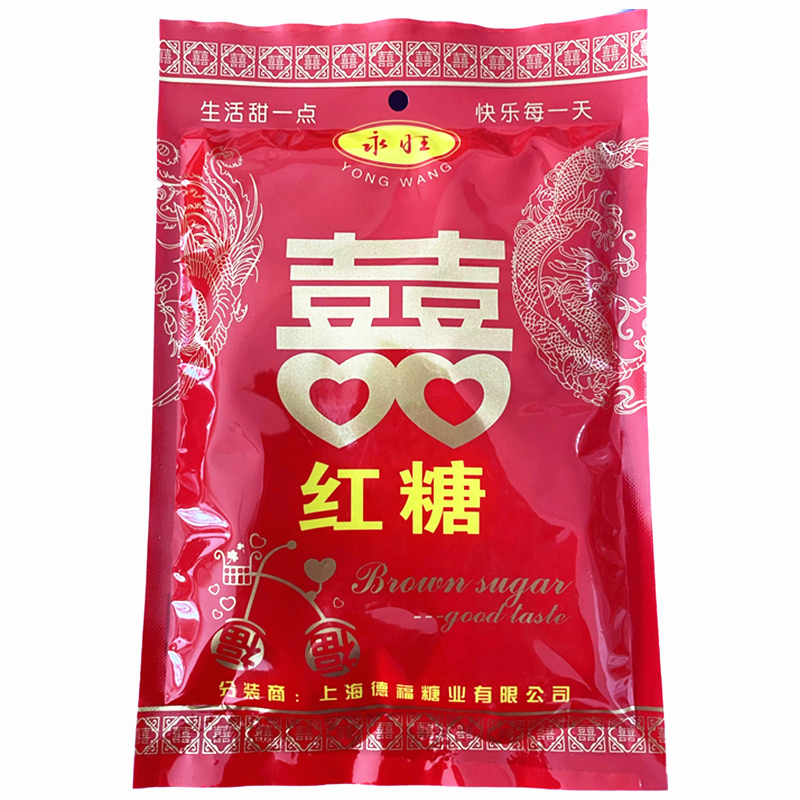 200g*4袋 红糖食用赤砂糖红砂糖蔗糖冲饮烘焙炖煮调味