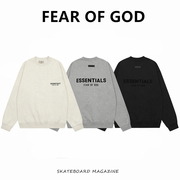 FEAR OF GOD FOG复线ESSENTIALS第八季宽松背后字母男女圆领卫衣