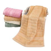 素色竹纤维毛巾礼盒装120g吸水毛巾家用刺绣，logo劳保毛巾