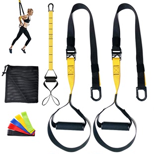 p3trx悬挂训练带悬挂式拉力绳拉力带健身带瑜伽运动拉力器