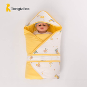 童泰春秋季婴儿夹棉保暖包被子(包被子)新生儿，初生宝宝抱毯大抱被90*90cm