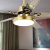 风神吊扇灯餐厅风扇灯欧式复古带电扇的灯具家用客厅卧室风扇吊灯