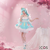 尾款icos初音cos服未来miku独角兽，梦幻公主洋装cosplay服装女