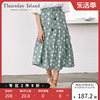 Thursday Island星期四岛屿夏女波西米亚收腰半身裙T204MSK237W
