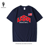 梦十T恤USA美国男篮梦之队短袖詹姆斯科比库里球衣篮球服圆领灰色