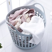 脏衣服收纳筐篮收纳桶篓框洗衣家用卫生间简约放衣篓的北欧收纳筐