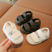 宝宝凉鞋2024夏季婴儿包头凉鞋男女小童鞋子沙滩鞋软底学步鞋