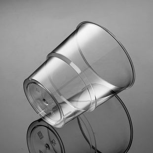 一次性杯子加厚航空杯硬塑料透明台阶茶水杯商家用啤酒杯定制