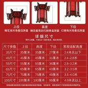 中式仿古实木大红宫灯灯笼别墅古典过年春节节日大门阳台过道吊灯