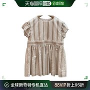 香港直邮brunellocucinelli竖条纹褶饰连衣裙bf768t091bc001