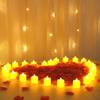浪漫求婚表白装饰摆图创意生日，电子蜡烛情人，节晚餐布置led蜡烛灯