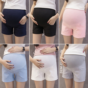 孕妇打底裤夏季纯色，百搭高腰托腹短裤2024孕妇，裤子夏薄款裤头